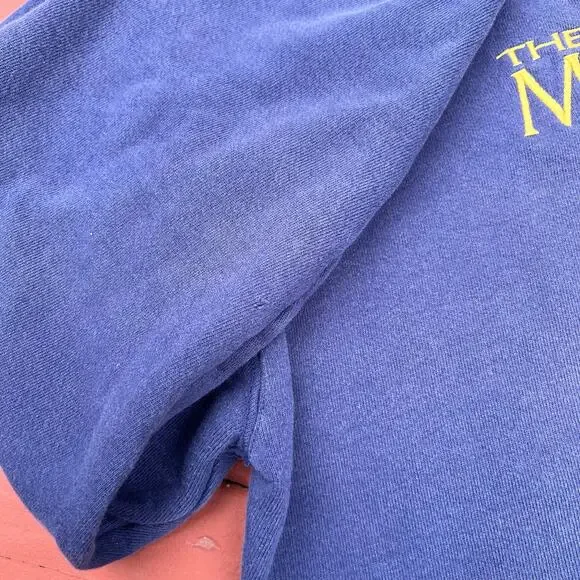 Vintage University Michigan Wolverines Crewneck Sweatshirt L College USA Faded - Picture 8 of 12